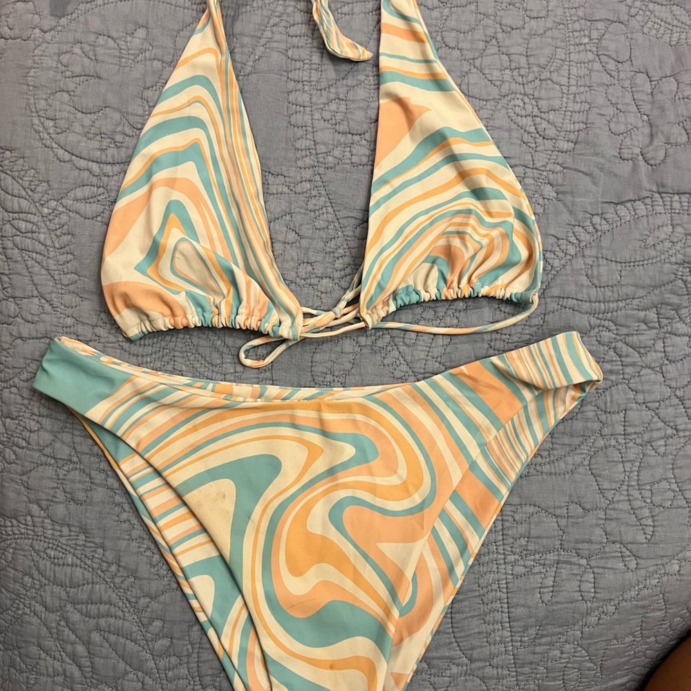 Multi colored swimsuit